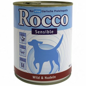 20 + 4 gratis! Rocco Sensitive 24 x 800 g - Janjetina i riža