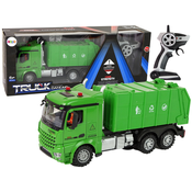 Lean Toys igracka Kamion za smece - Green
