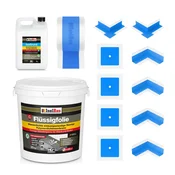 Dichtset 709B Tekoča folija 25 kg Isogrund 5 l 20 m trak 4 x vogal 4 x manšeta