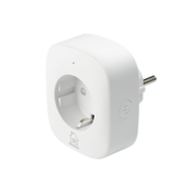 Deltaco SMART HOME SH-P01M utičnica, prekidač, LED indikator, WiFi 2,4 GHz, 1x CEE 7/3, 10 A, s monitorom potrošnje energije, crna