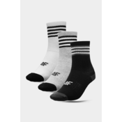 4F Casual Boys High Ankle Socks 3-PACK Multicolor