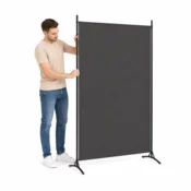 Vidaxl Paravan antracit 175x180 cm tkanina