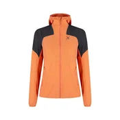 Montura RISE HOODED dámska bunda, melon/charcoal grey (L)