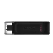 KINGSTON USB memorija DT70/256GB/DataTraveler/3.2/crna