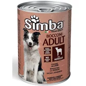 SIMBA Vlažna hrana za pse sa ukusom jagnjetine, 1230g