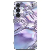 Silikonski črni ovitek za Samsung Galaxy S26 FE - Iridescent bubbles