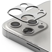 Ringke zaščita kamere iPhone 12 Pro - Srebrna
