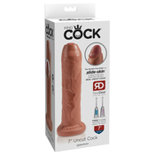 Kralj Pijetao 7 Fitymanátor - realisticni dildo (18cm) - tamno prirodno