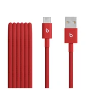 Beats USB-A/USB-C tkani kabel (1,5 m) - hitro rdeč