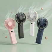 Mini ročni ventilator Techsuit M12 z LED prikazovalnikom, USB-C polnjenjem, 6 hitrostmi, 5000mAh
