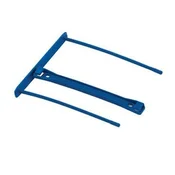 Sponka za arhiviranje, plastična, 100 mm, FELLOWES, Bankers Box® Pro, modra, 50 kosov