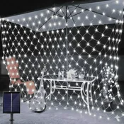 Solarna bela LED mreža 1.5x1.5m
