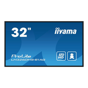IIYAMA LH3260HS-B1AG 32inch 1920x1080 FHD VA panel Haze 25perc 500cd/m Landscape and Portrait Wallmount Included