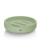 Kela Posodica za milo KL-23980 Sana premera 11,5 x 3 cm zelena