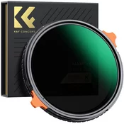 K&F 77MM ND4-ND64 (2-6 Stop) Variable ND Filter and CPL Circular Polarizing Filter 2 in 1 with 28 La