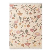 Kremno bela ročno tkana preproga iz jute 120x170 cm Roya Violette – Elle Decoration
