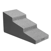 shumee Pasje stopnice Welsti 40cm 3 poševne stopnice temno sive