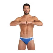 Mens swimsuit arena icons swim brief solid royal/white s - uk32