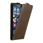 Cadorabo Cadorabo Ohišje, združljivo z Nokia Lumia 640 XL v kava rjava - Zaščitni ovitek v obliki flipa z magnetnim zapiranjem, (20562603)