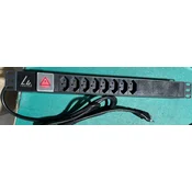 podaljšek za 19 rack omaro, 8 vtičnic T13, 10A, stikalo, 2m kabel tipa J, LVR-2MCH-SW-CH8