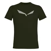 Salewa SOLIDLOGO DRY M T-SHIRT, maja m.kr poh, zelena 27018