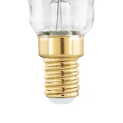 EGLO LED sijalka E14 4W P45 2.000K žarilno nitko z dimnim dimom - dimno siva - Steklo