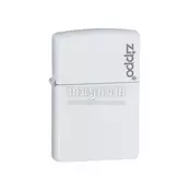 Zippo upaljac 214ZL White Matte logo
