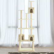 Penjalica za macke sa stupovima za grebanje krem 188 cm