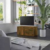 Vidaxl vidaXL TV stojalo dimljeno hrastovo 80x34x36 cm