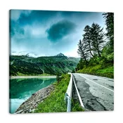 shumee Platno Narava Jezero Gore 90x90 cm