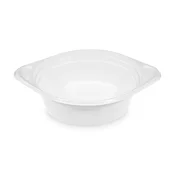 Skleda (PP) z ročaji bela O156mm 500ml [100 kosov]