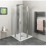 POLYSAN Eleganten Čtvercová pršna Stena 900x900mm s Čistim Steklom