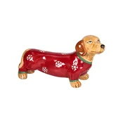 Tognana Dekoracija Christmas Merry Doxie!, U obliku psa, Šarena