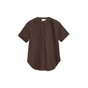 COMMA Bluza temno rjava