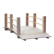 Homestar Vrtni most 1525x67x48 cm naravni
