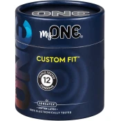 MyOne Single: Custom Fit, size 51D, 12 condoms