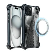 shumee Ovitek za iPhone 15 Plus IBIZU DropGuard Ultra z MagSafe, Noir City, Flatiron