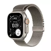 Apple Watch Ultra 3 Milanese Loop, GPS,Cellular, 49mm, L, Srebrne boje
