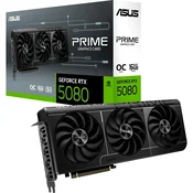 ASUS Graficka kartica GeForce RTX 5080 Prime, 16GB, Crna