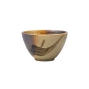 Skodelica za kosmiče WABI SABI 400 ml, rjava, keramika, MIJ