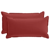 vidaXL Prevleka za blazino 2 kos HOUTEN Vinorodna rdeča 40 x 70 cm
