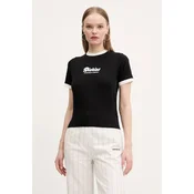 Kratka majica Dickies ženska, črna barva, DK0A4Z8IBLK1
