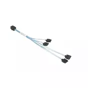 Supermicro SUPERMICRO Int. mSAS HD to 4 SATA 13/13/23/23cm Cable CBL-SAST-0703 (CBL-SAST-0703)