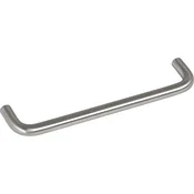 Pohištveni ročaj Emer, razmik lukenj 128 mm, širina 136 mm - inox, krtačeno