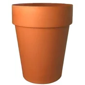 Plastični cvetlični lonček Sequoia SLIM palma 33 cm TERRACOTTA