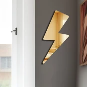 Wallity Ogledalo Ozgl504, 29x60 cm, Zlatne boje
