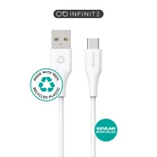 eSTUFF INFINITE kabel USB C-A, bel