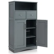 COSTWAY Samostojna omarica Komoda 60 x 30 x 108 cm, (5000329652)