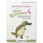 Rechtschreiben mit Rico Schnabel, Klasse 4 - silbierte Ausgabe