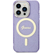 Guess GUHMN61HCMCGU iPhone 11 / Xr 6.1 purple hardcase Glitter Gold MagSafe (GUHMN61HCMCGU)